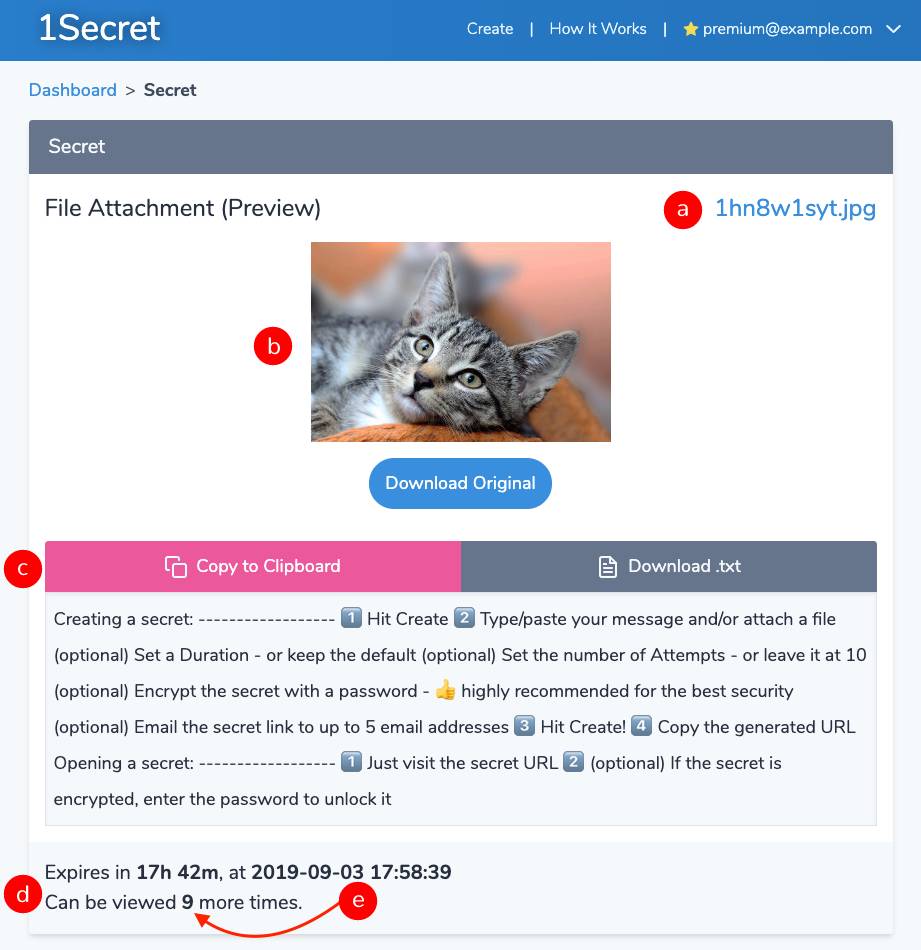 How 1Secret works - Unlocking a password-encrypted secret